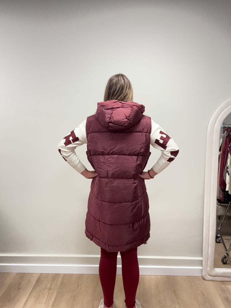 Body warmer Hellie Bordeaux🍁2202