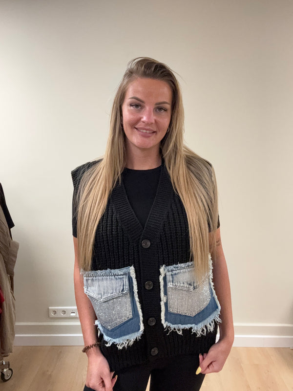 Mouwloos vest Andrea